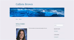 Desktop Screenshot of callistabrown.com