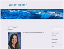 Tablet Screenshot of callistabrown.com